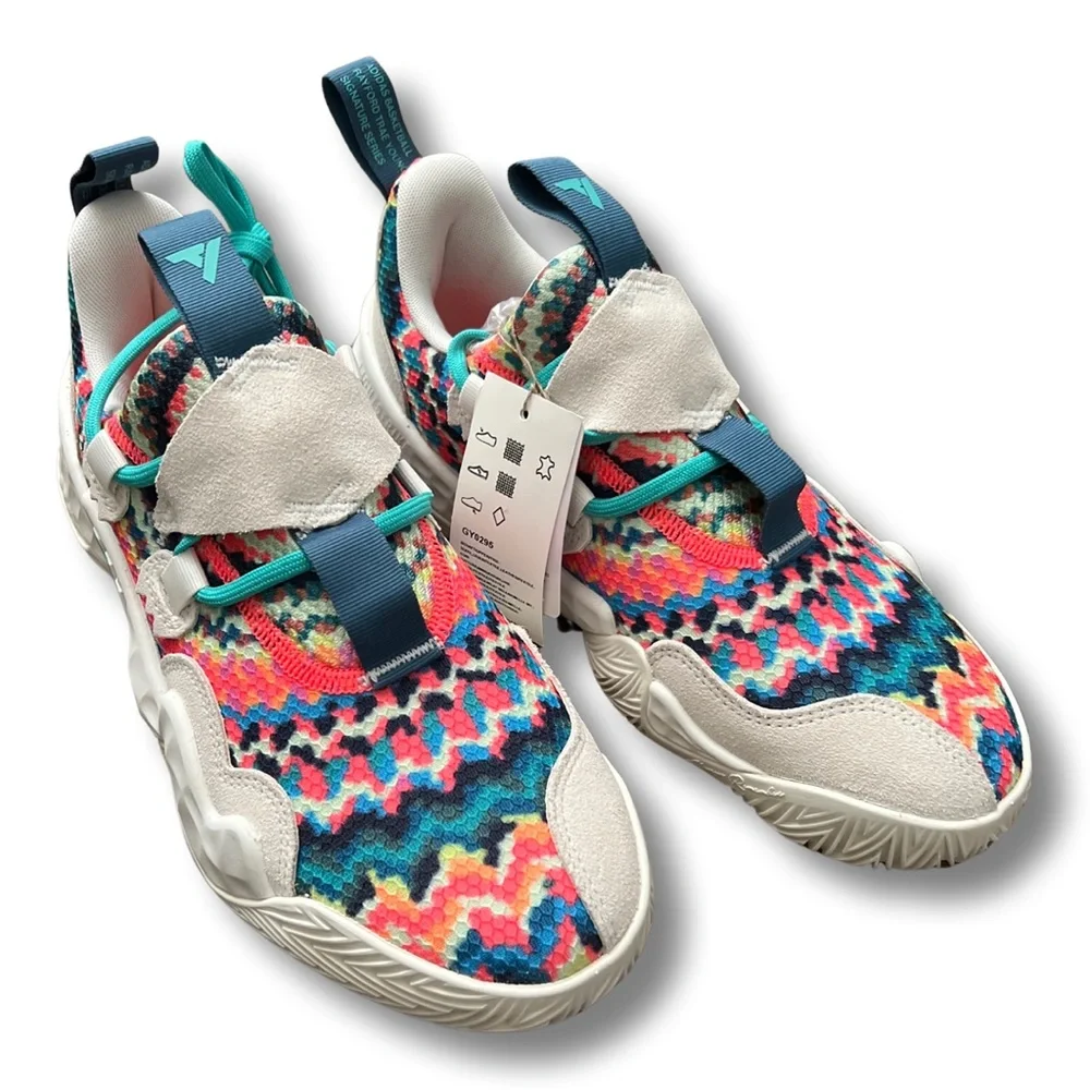 ADIDAS Trae Young 1 Tie-Dye White MultiColor GY0295 - Picture 6 of 17